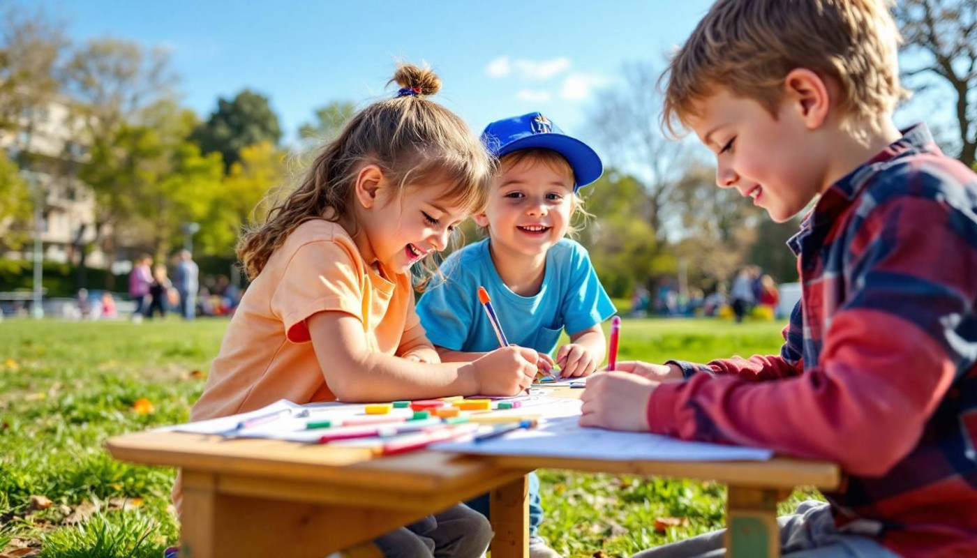 Maximiser l'apprentissage en plein air pour les enfants : stratégies et bénéfices